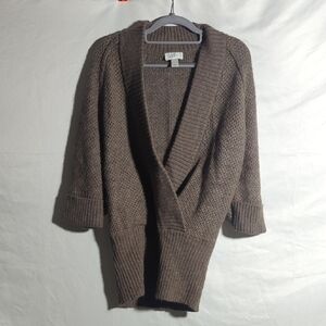 LOFT Brown Women’s Cardigan Sweater Size M Good Condition